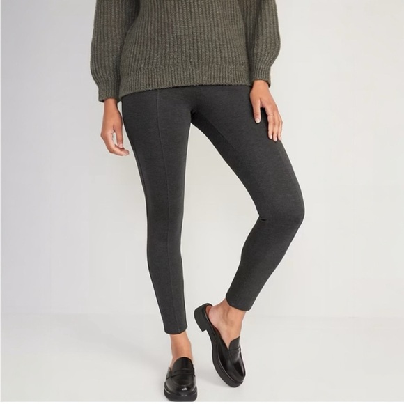 NWT Old Navy Women’s Stevie Pull On Ponte Knit Legging Pants Stretch S - Picture 3 of 8